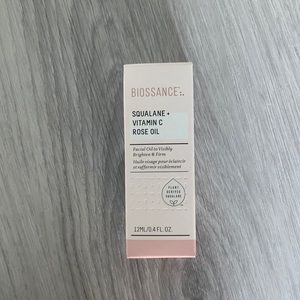 Biossance squalane and vitamin c rose oil